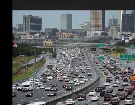 Atlanta Downtown Connector traffic